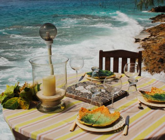 aquarev-plongee-sous-marine-polynesie-francaise-rangiroa-sejour-pension-les-relais-de-josephine-table-repas-terrasse-mer