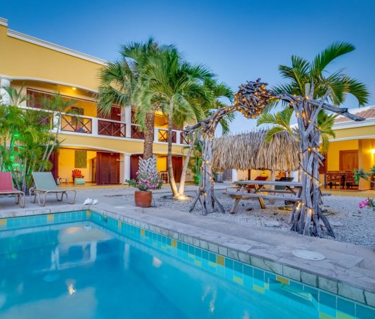 aquarev-plongee-sous-marine-sejour-bonaire-hotel-djambo-piscine-avec-vue-exterieure3