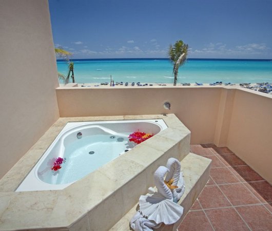 quarev-plongee-sous-marine-mexique-playacar-sejour-hotel-viva-wyndham-azteca-bain-balcon